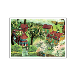 Running In The Garden - Lotta on Troublemaker Street — Art print by Astrid Lindgren from Poster & Frame