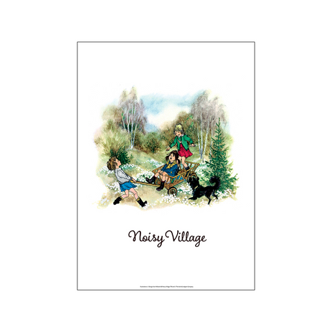 Running in the Field - Noisy Village — Art print by Astrid Lindgren from Poster & Frame