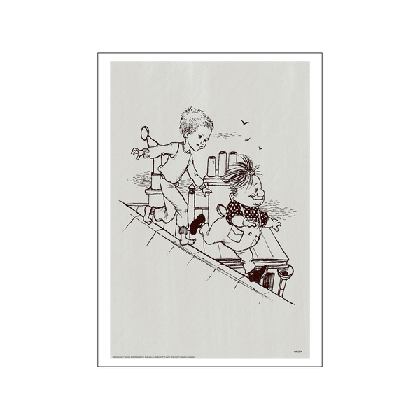 Running - Karlsson on the Roof — Art print by Astrid Lindgren from Poster & Frame