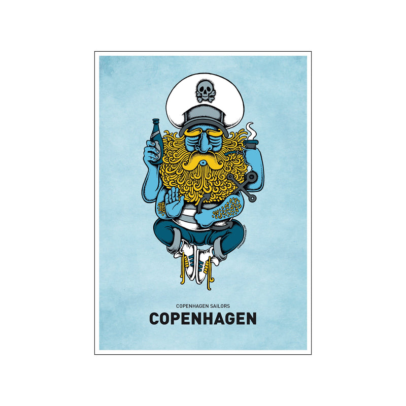 Sailorgod — Art print by Copenhagen Poster from Poster & Frame