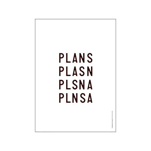 ST - Change of plans — Art print by PLTY from Poster & Frame