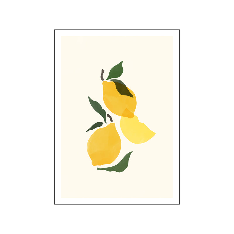 Composition Citron — Art print by Sacrée Frangine from Poster & Frame