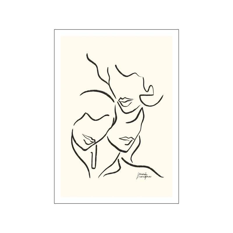 Soft Lines — Art print by Sacrée Frangine from Poster & Frame