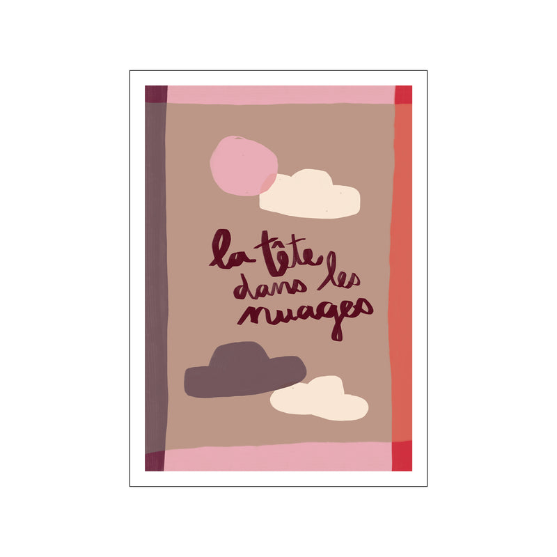 La Tete Dans Les Nuages — Art print by Sacrée Frangine - Kids from Poster & Frame
