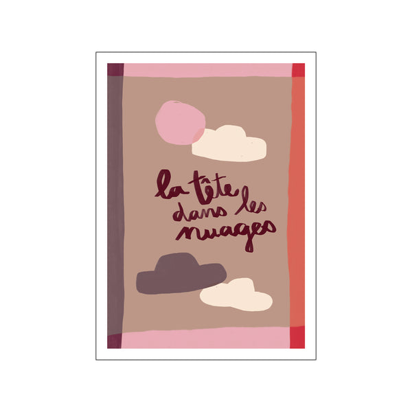 La Tete Dans Les Nuages — Art print by Sacrée Frangine - Kids from Poster & Frame