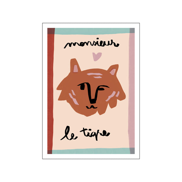 Monsieur Tigre — Art print by Sacrée Frangine - Kids from Poster & Frame