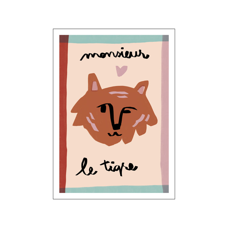 Monsieur Tigre — Art print by Sacrée Frangine - Kids from Poster & Frame