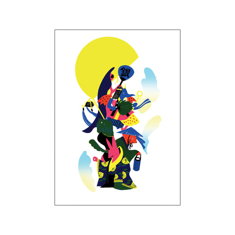 Yokai Tower 1 — Art print by Saki Matsumoto from Poster & Frame