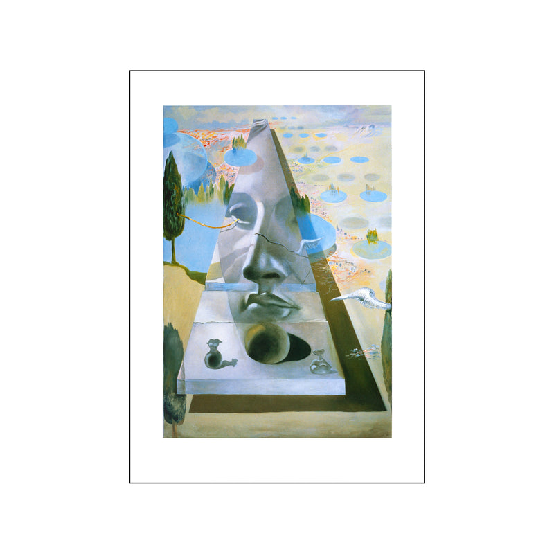 Apparition of the Visage of Aphrodite of Cnidos in a Landscape — Art print by Salvador Dali from Poster & Frame