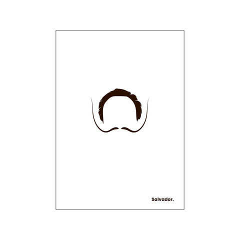 Salvador - White — Art print by Mugstars CO from Poster & Frame