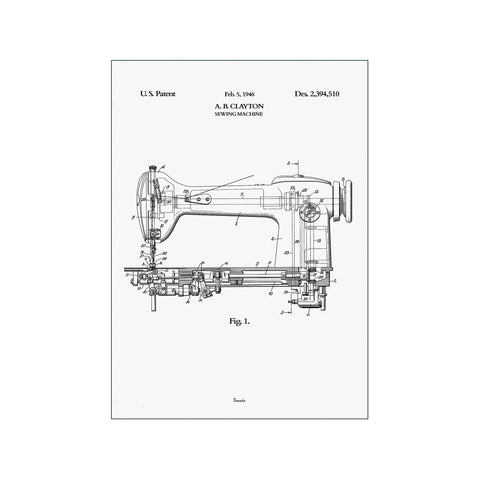 Sewing Machine — Art print by Bomedo from Poster & Frame