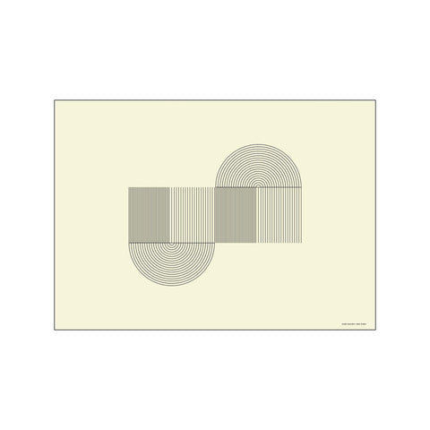 Lines & Shapes — Art print by NKKS Studio from Poster & Frame