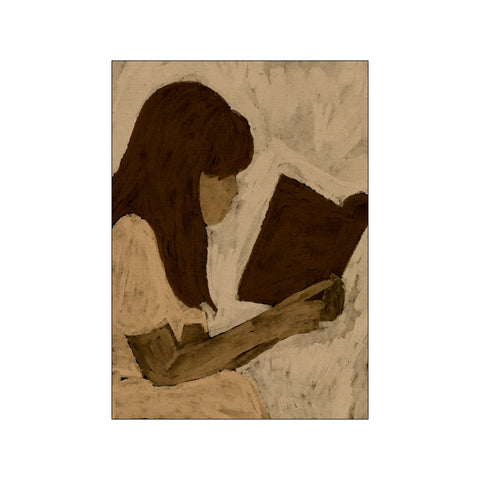 BOOK LOVER 3 — Art print by Shatha Al Dafai from Poster & Frame