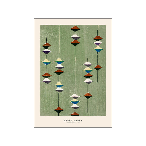 Shima Shima - Japanese textile I — Art print by Japandi x PSTR Studio from Poster & Frame