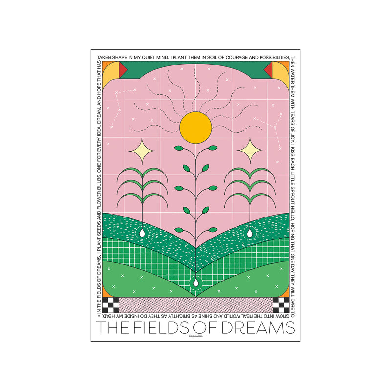 The Fields of Dreams — Art print by The Poster Club x Signe Bagger from Poster & Frame