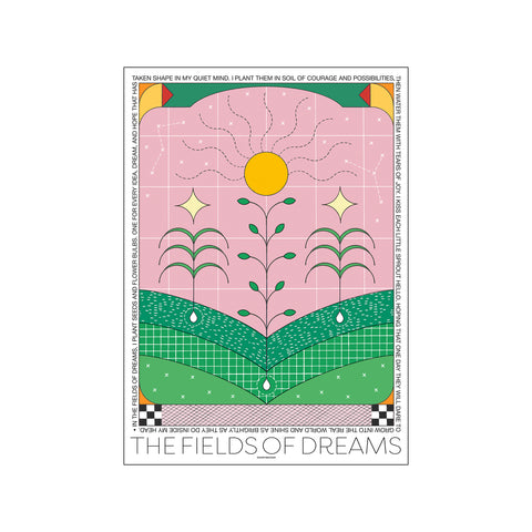 The Fields of Dreams — Art print by The Poster Club x Signe Bagger from Poster & Frame