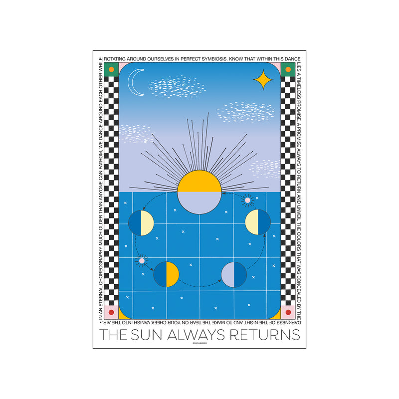 The Sun Always Return — Art print by The Poster Club x Signe Bagger from Poster & Frame