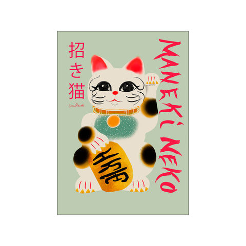 Maneki Neko — Art print by Sissan Richardt from Poster & Frame