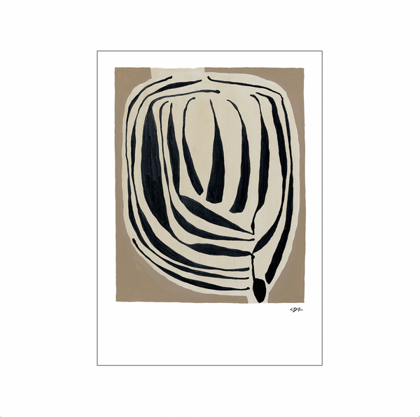 Layered — Art print by The Poster Club x Leise Dich Abrahamsen from Poster & Frame