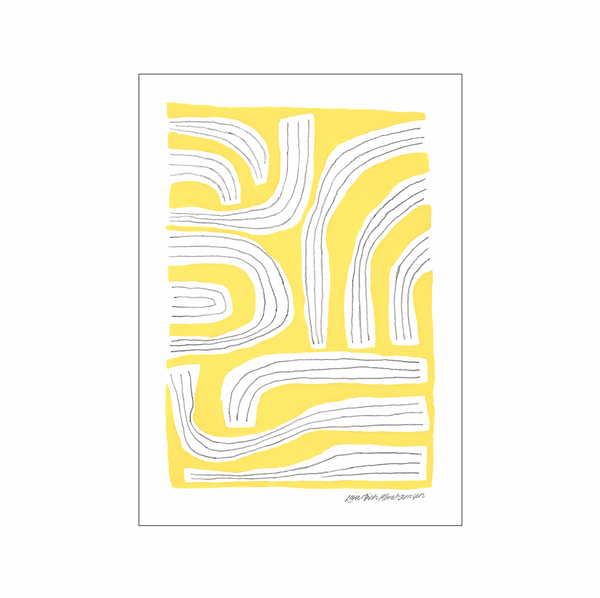 Sunny Intentions — Art print by The Poster Club x Leise Dich Abrahamsen from Poster & Frame