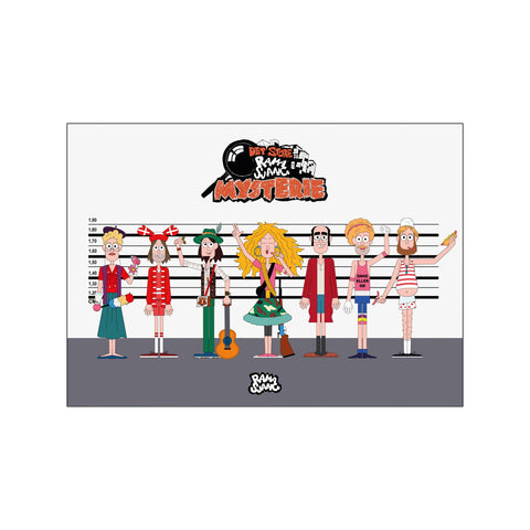 Skurkene – Ramasjang plakat — Art print by Citatplakat from Poster & Frame