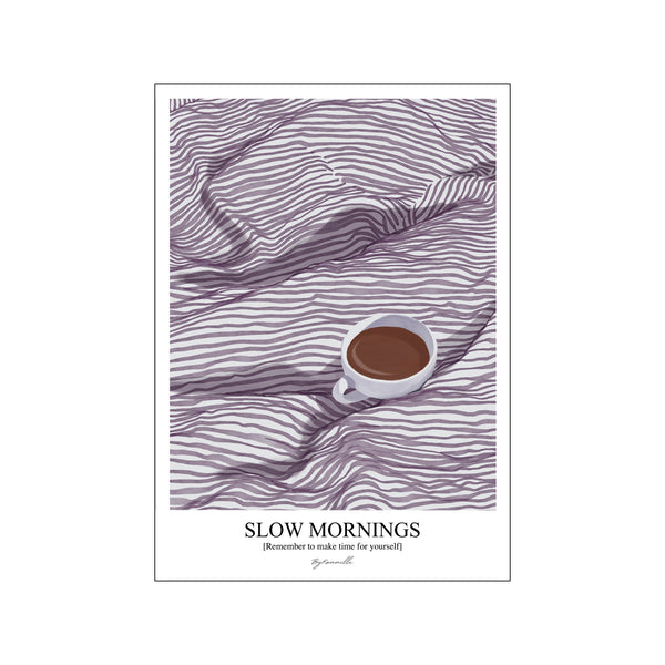 Slow Mornings — Art print by ByKammille from Poster & Frame