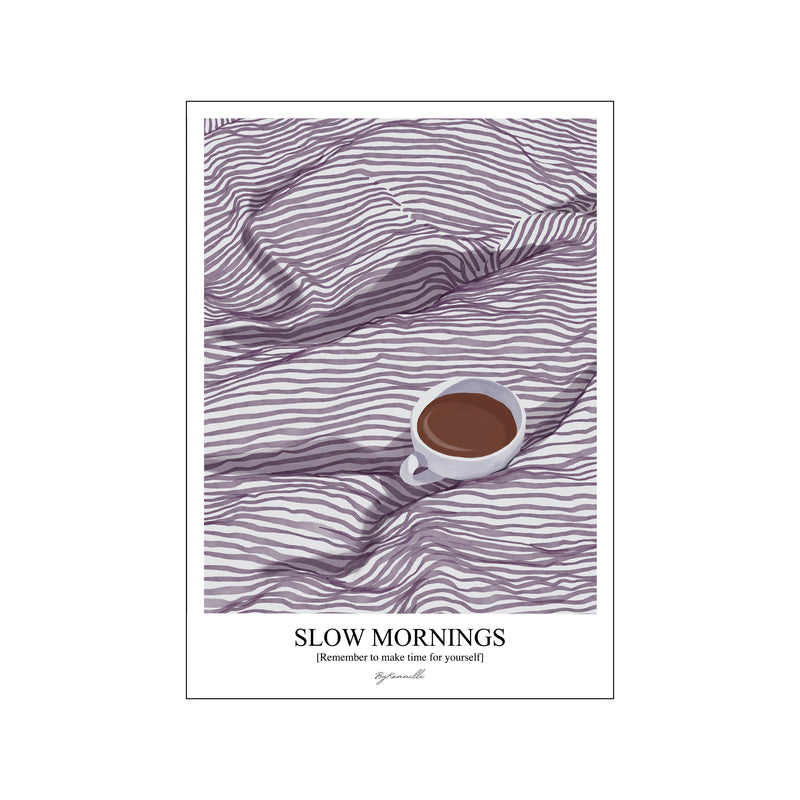 Slow Mornings — Art print by ByKammille from Poster & Frame