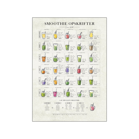 Smoothies — Art print by Simon Holst from Poster & Frame