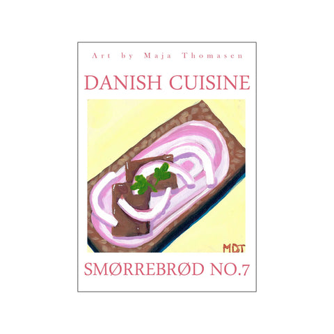 Smørrebrød No. 7 — Art print by MaTho Art from Poster & Frame