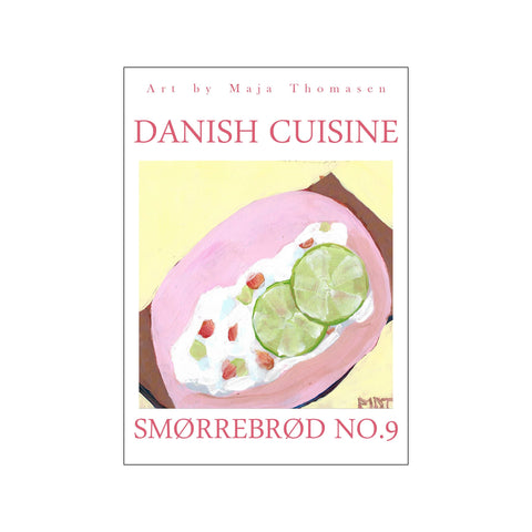 Smørrebrød No. 9 — Art print by MaTho Art from Poster & Frame