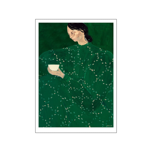 Coffee Alone At Place De Clichy — Art print by The Poster Club x Sofia Lind from Poster & Frame
