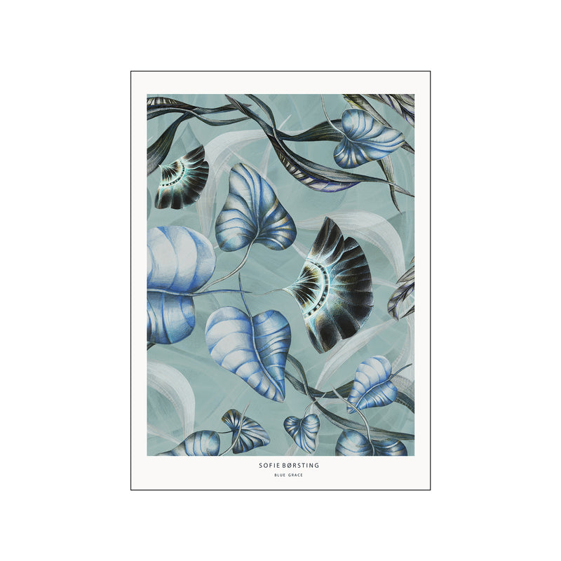 Blue Grace — Art print by Sofie Børsting from Poster & Frame