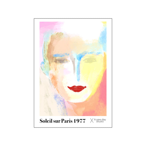 Soleil sur Paris — Art print by A new day studio from Poster & Frame