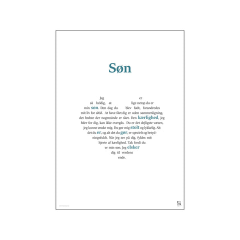 Søn — Art print by Songshape from Poster & Frame