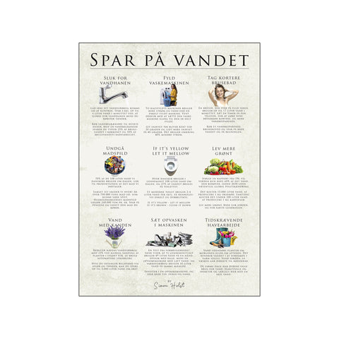 Spar på vandet — Art print by Simon Holst from Poster & Frame