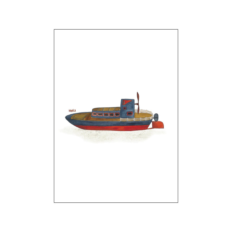 Speedboat — Art print by Tiny Goods from Poster & Frame