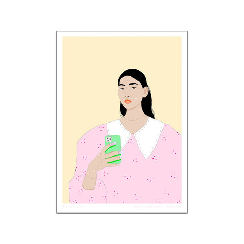 Spejl — Art print by Bianca Steffensen from Poster & Frame