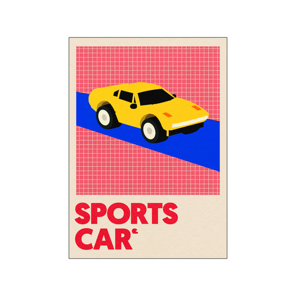 Sports Car — Art print by Rosi Feist from Poster & Frame
