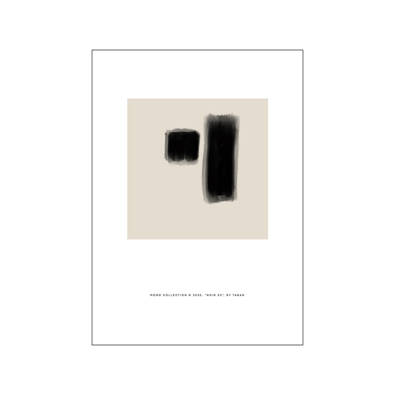 by.taban x squarepaint. Noir 03 — Art print by Squarepaint from Poster & Frame