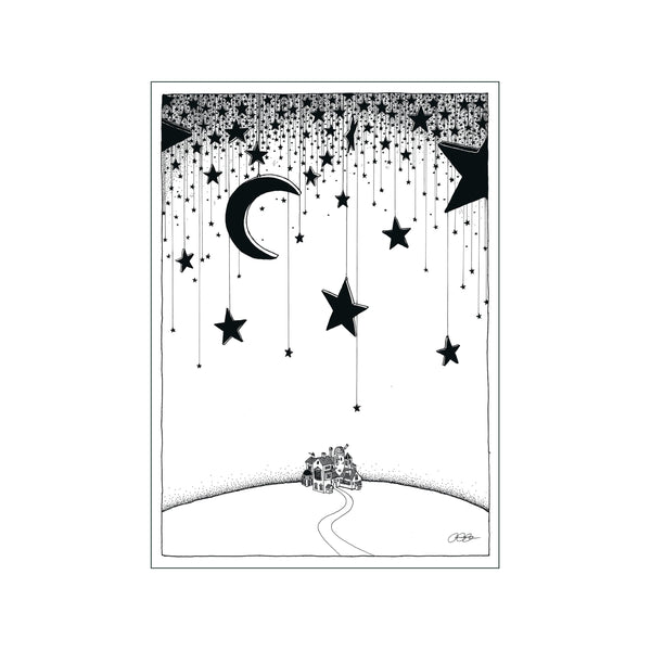 Star Roof — Art print by Benjamin Noir from Poster & Frame