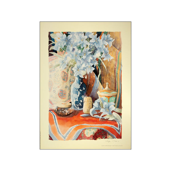 Blue Lillie's — Art print by Stephen Oliver from Poster & Frame