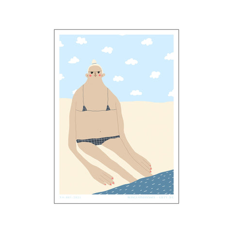 Strand — Art print by Bianca Steffensen from Poster & Frame