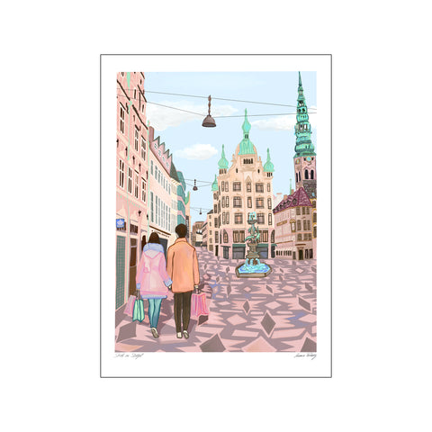 Stroll on Strøget — Art print by Emma Forsberg from Poster & Frame