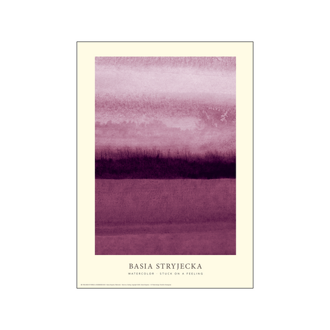 Stuck on a feeling - Bordeaux — Art print by Permild & Rosengreen x Basia Stryjecka from Poster & Frame