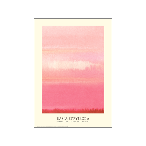 Stuck on a feeling - Pink — Art print by Permild & Rosengreen x Basia Stryjecka from Poster & Frame