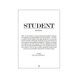 Student - Definition — Art print by Definition from Poster & Frame