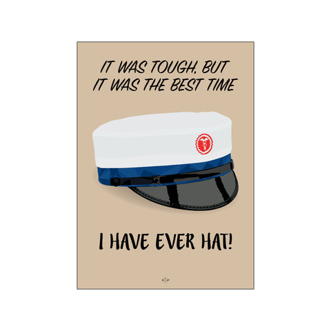 Student - The best time i have ever hat! - HHX — Art print by Citatplakat from Poster & Frame