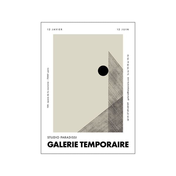 Galerie Temporaire 29 — Art print by The Poster Club x Studio Paradissi from Poster & Frame