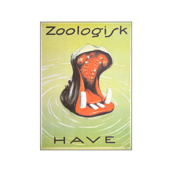 Zoologisk Have Hippo — Art print by Sven Brasch from Poster & Frame