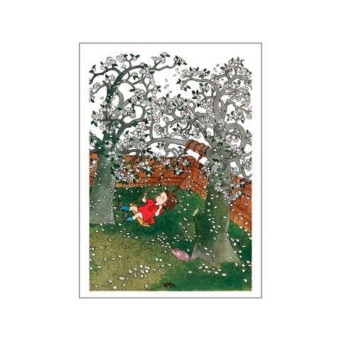 Swing - Lotta on Troublemaker Street — Art print by Astrid Lindgren from Poster & Frame